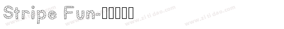 Stripe Fun字体转换
